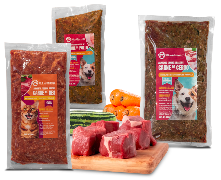 Alimentación BARF para perros y gatos
